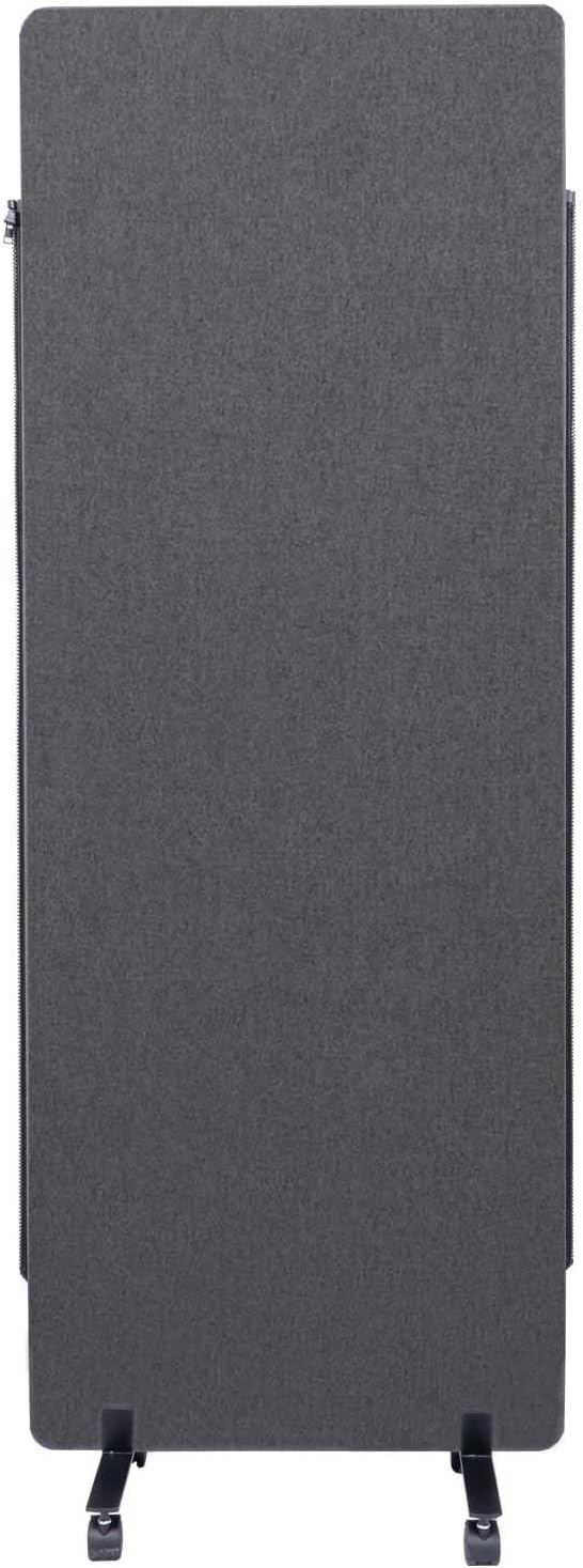 Office Partitions with Wheels, Sound Proof Dividers Privacy Panel Partition Wall, Portable Acoustic Office Walls Dividers, Freestanding Temporary Wall Cubicle Wall for Classroom, School