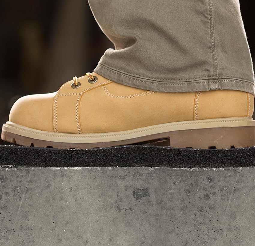 Wearwell 414.1516x2x8BYL Diamond-Plate SpongeCote UltraSoft Mat, 8' Length x 2' Width x 15/16" Thick, Black with Yellow