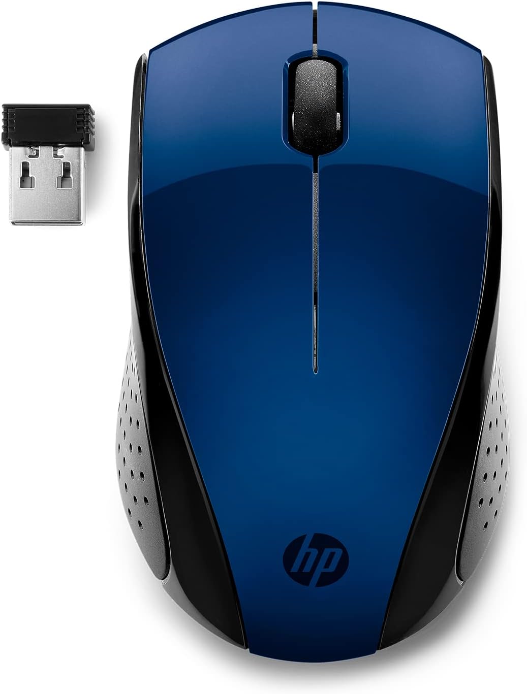 HP X3000 G3 Wireless Mouse - Blue, 15-Month Battery, Side Grips for Control, Travel-Friendly, Blue LED, Powerful 1600 DPI Optical Sensor, Compatible with Wins PC/Laptop, Mac, Chromebook (683N8AA#ABL)