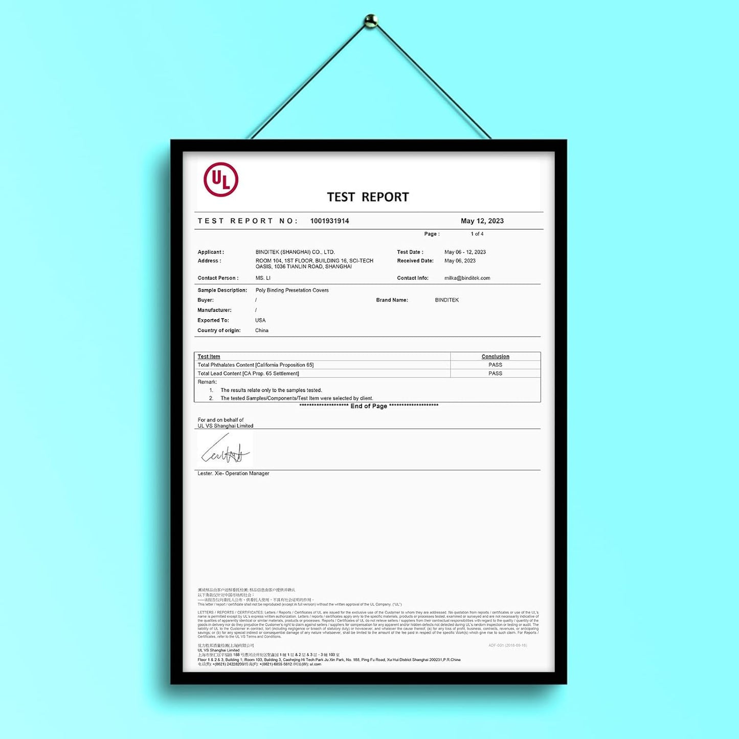 Binditek 100 Pack 16 Mil Leather-Textured Heavyduty Polycovers, Plastic Binding Presentation Covers, Letter Size, 8-1/2 x 11", Square Corners, Un-Punched, Black