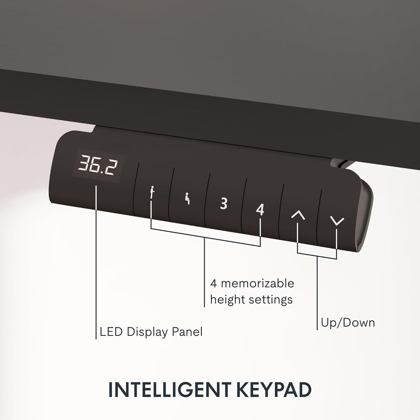 FLEXISPOT E6 Essential Standing Desk 3 Stages Dual Motor Electric 60x24 Inch Whole-Piece Board Height Adjustable Electric Sit Stand Desk(Black Frame + Black Desktop, 2 Packages)
