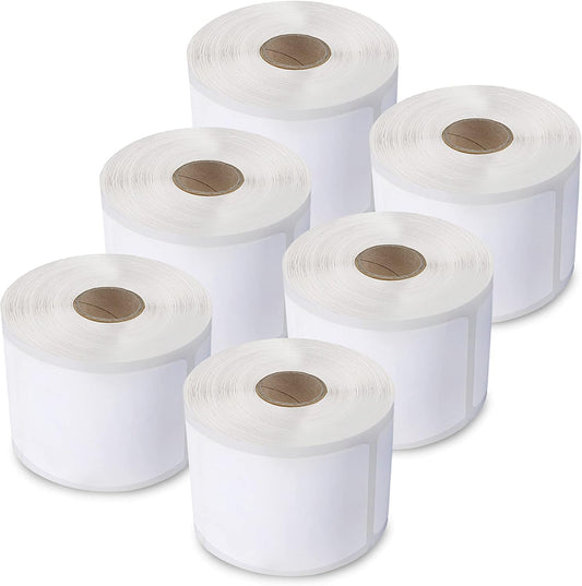 enKo (6 Rolls / 6000 Labels) 30334 Dymo Compatible Multipurpose Barcode (1-1/4" x 2-1/4")