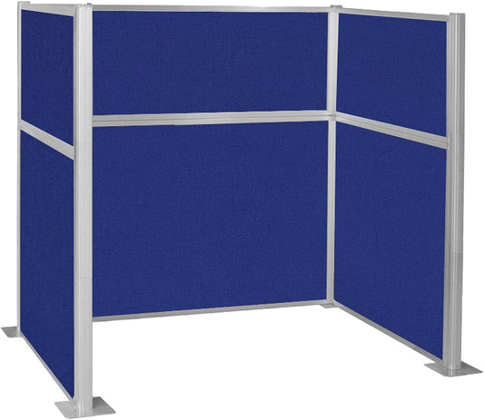 Versare Hush Panel Cubicle Kit | Workstation Partition Walls | Sound Dampening Cubicle Walls | Partitions for Desks