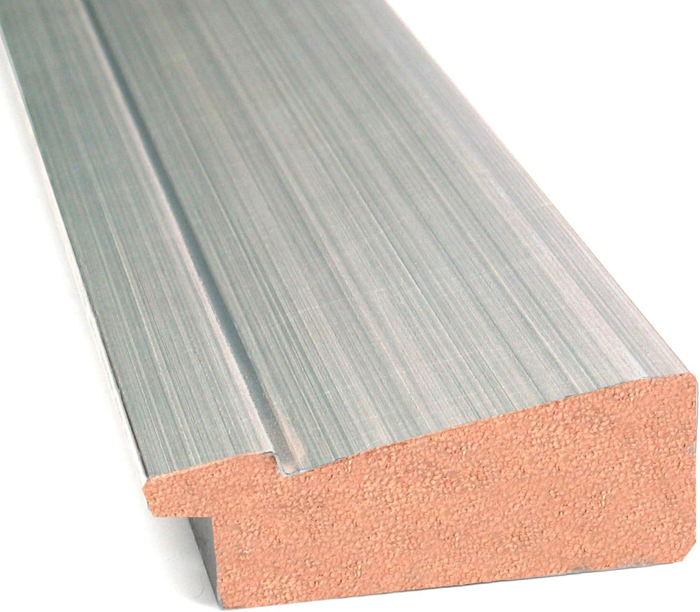 Amanti Art Natural Cork Board for Wall, 16x34 Vision Board with Silver Wood Frame, Medium Corkboard Office Decor for Home Organization, Casual Corkboard Pinboard to display items for home organization