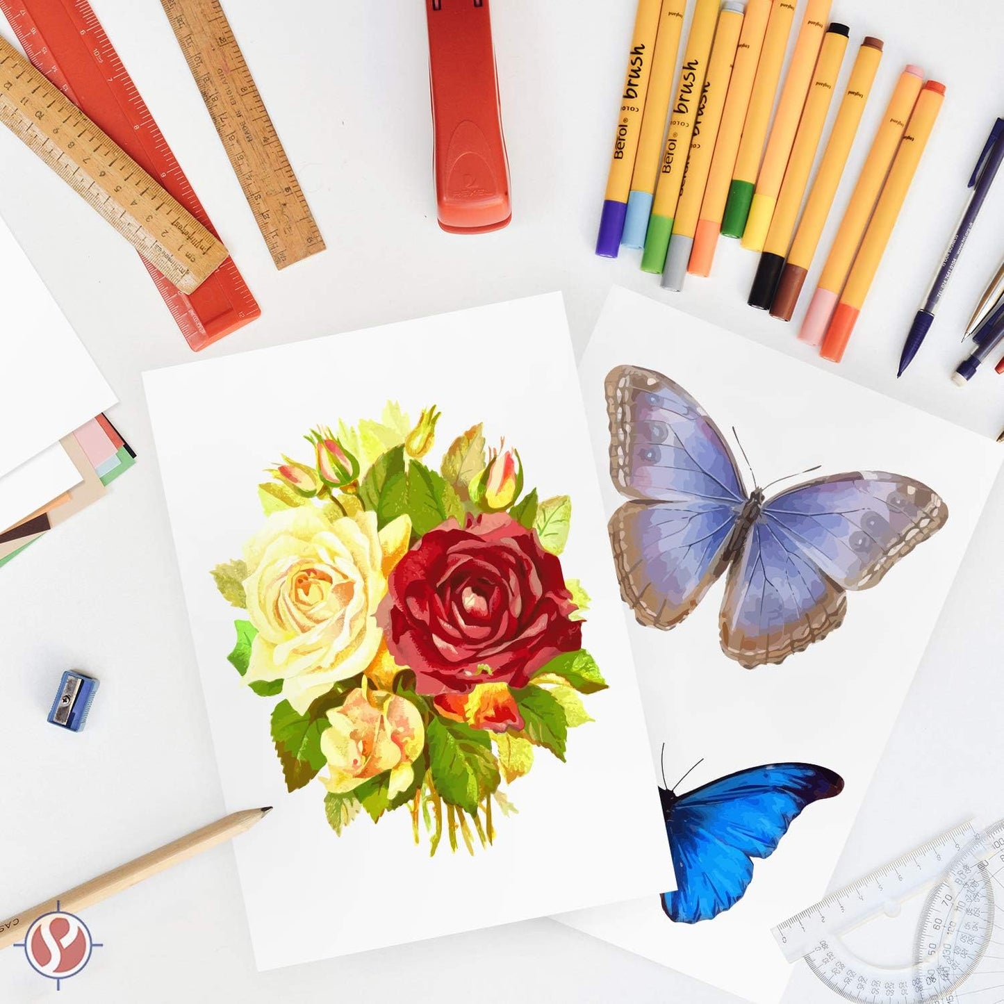 A5 Premium White Cardstock | For Copy, Printing, Writing | 5.83" x 8.27" inches (148 x 210 mm - Half of A4) | Full ream of 100 Sheets | 80lb