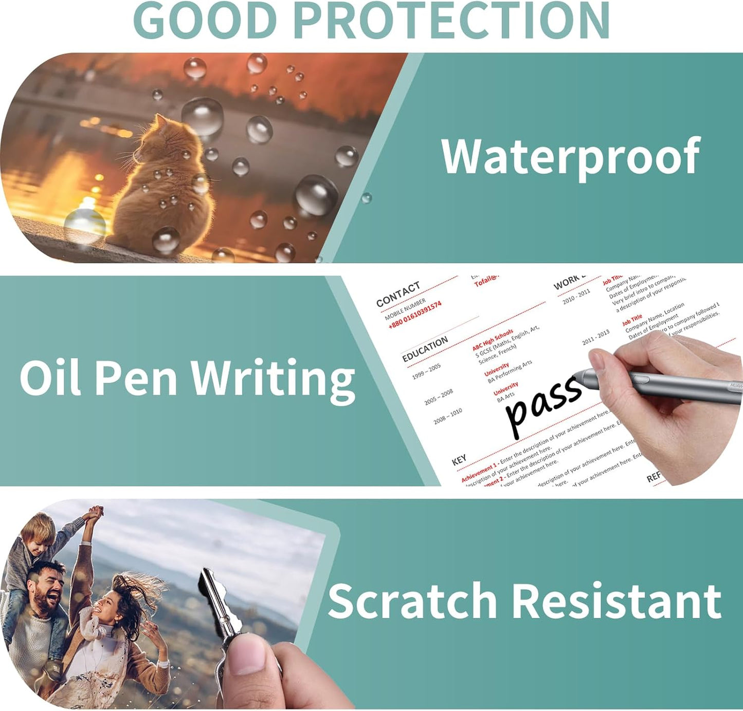 Laminating Sheets - 5Mil Thermal Laminating Pouches, 9"x11.5" Clear Laminate Sheets for Schedules, Menus, Certificates, Art Drawings, Round Corner, 3000 Pack