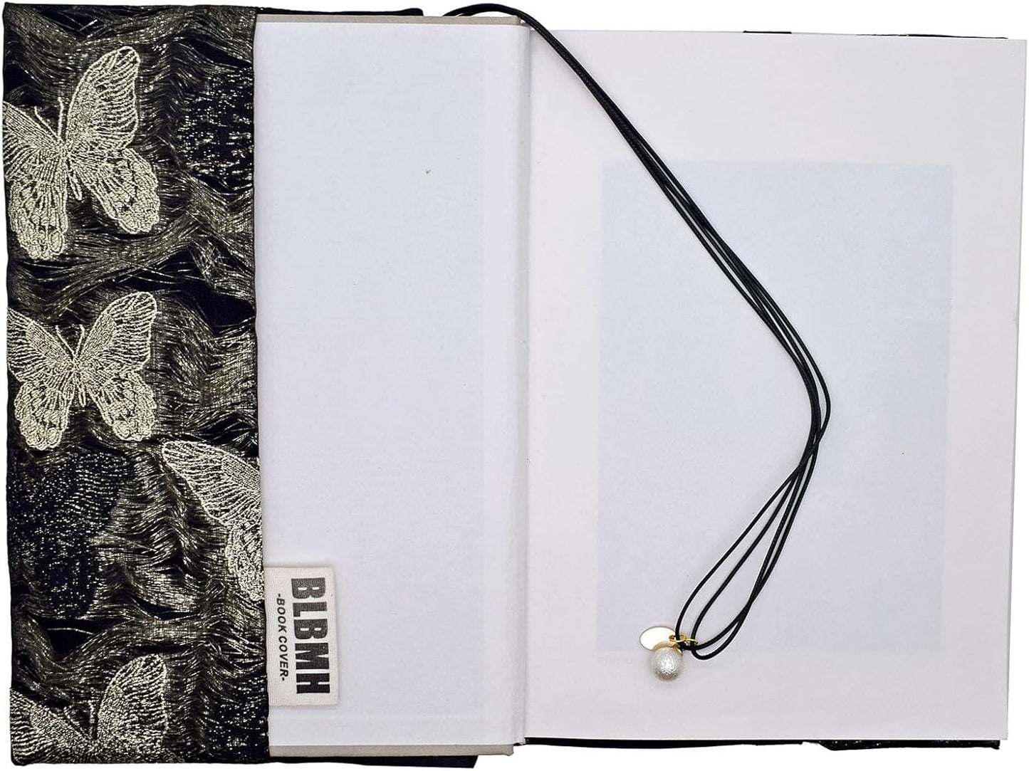 BLBMH Book Covers for Paperbacks Book Cover for Privacy Fit for 5.5x8.5 inch Adjustable Book Sleeve Cover for Diary Books Fabric Softcover Protector for Notebook - Butterfly B 8.5in