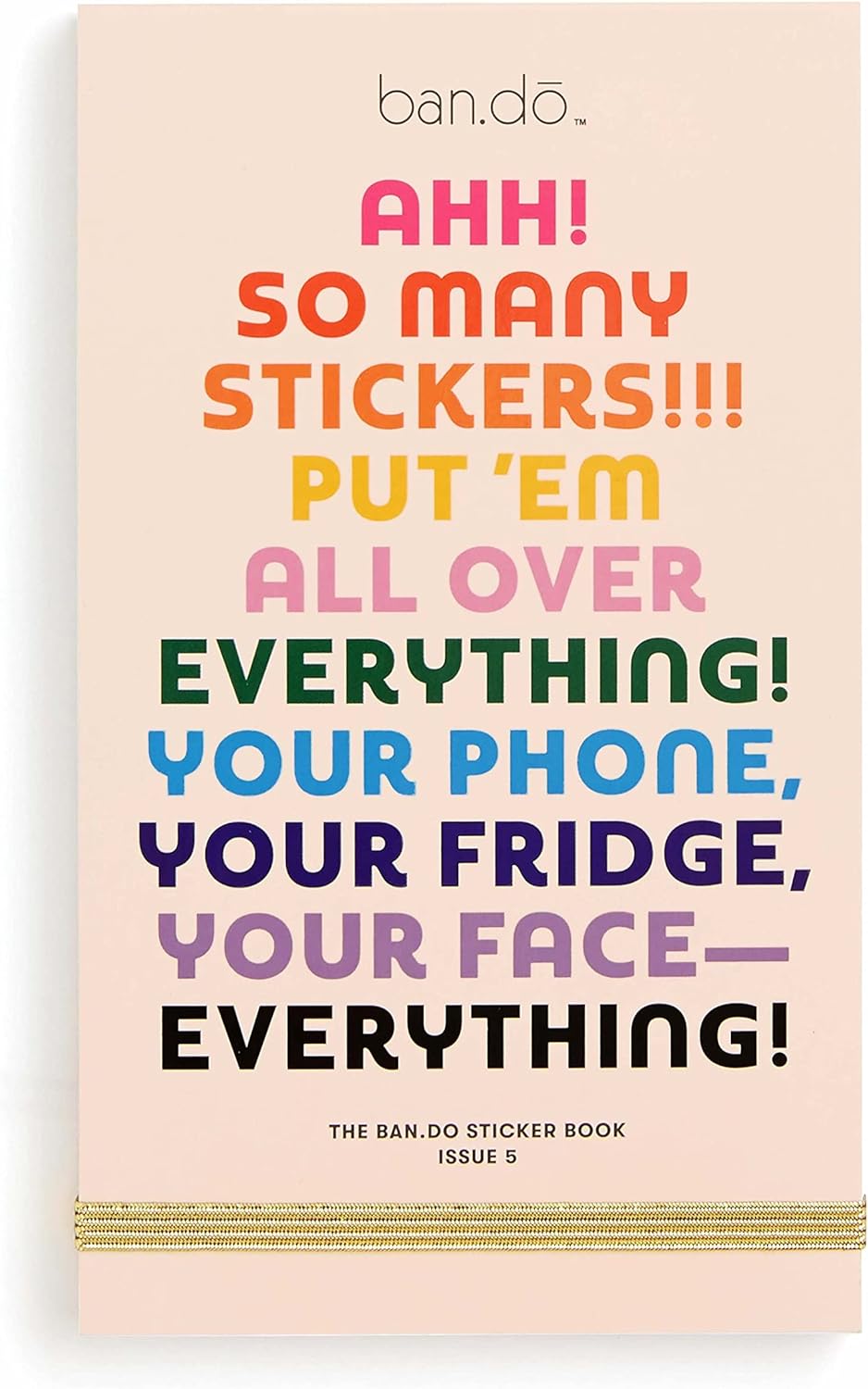 ban.do Planner Sticker Book with Over 700 Assorted Stickers, 35 Pages of Colorful Unique Stickers for Journals/Calendars, Issue 5