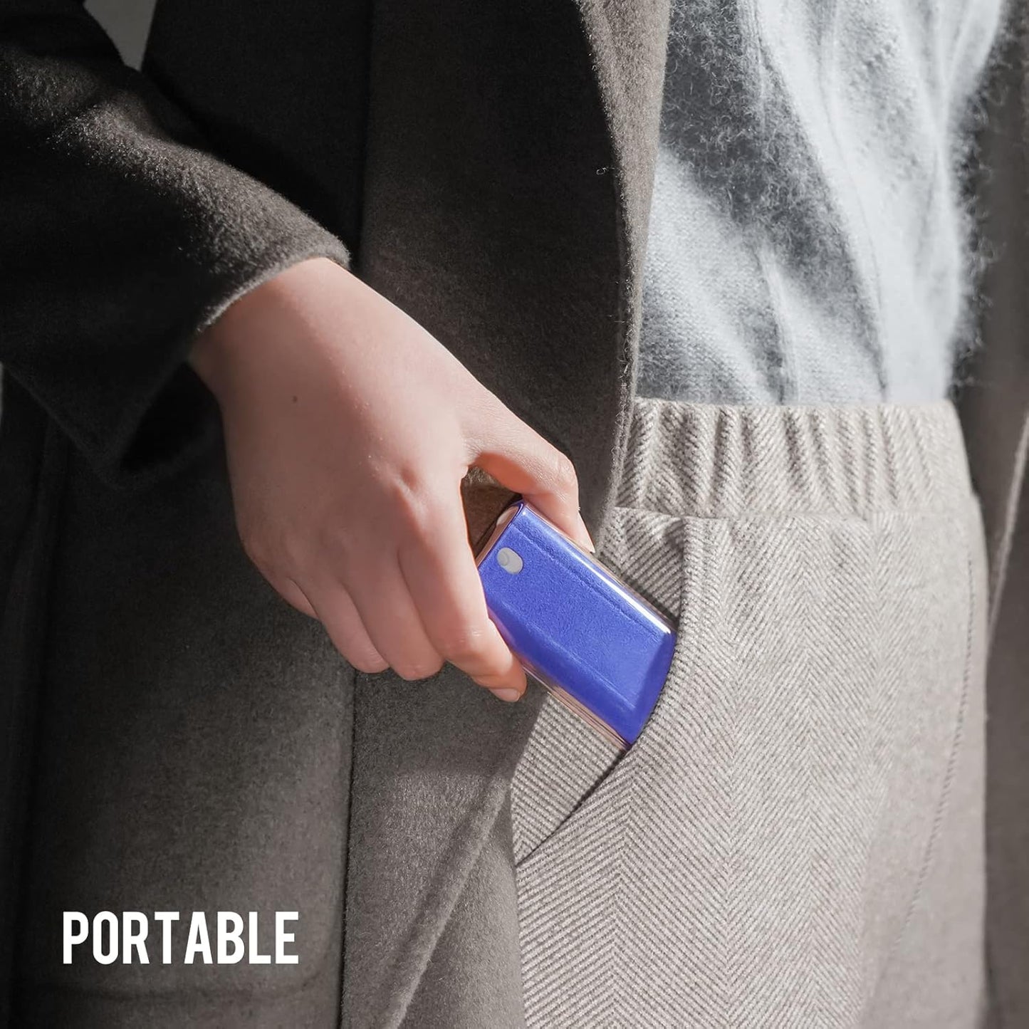 CLICK CLEAN Touchscreen Mist Cleaner, Screen Cleaner, All in One Screen Cleaner Spray with Microfiber and Phone Stand for All Phones, Laptop and Tablet Screens (Dark Blue)