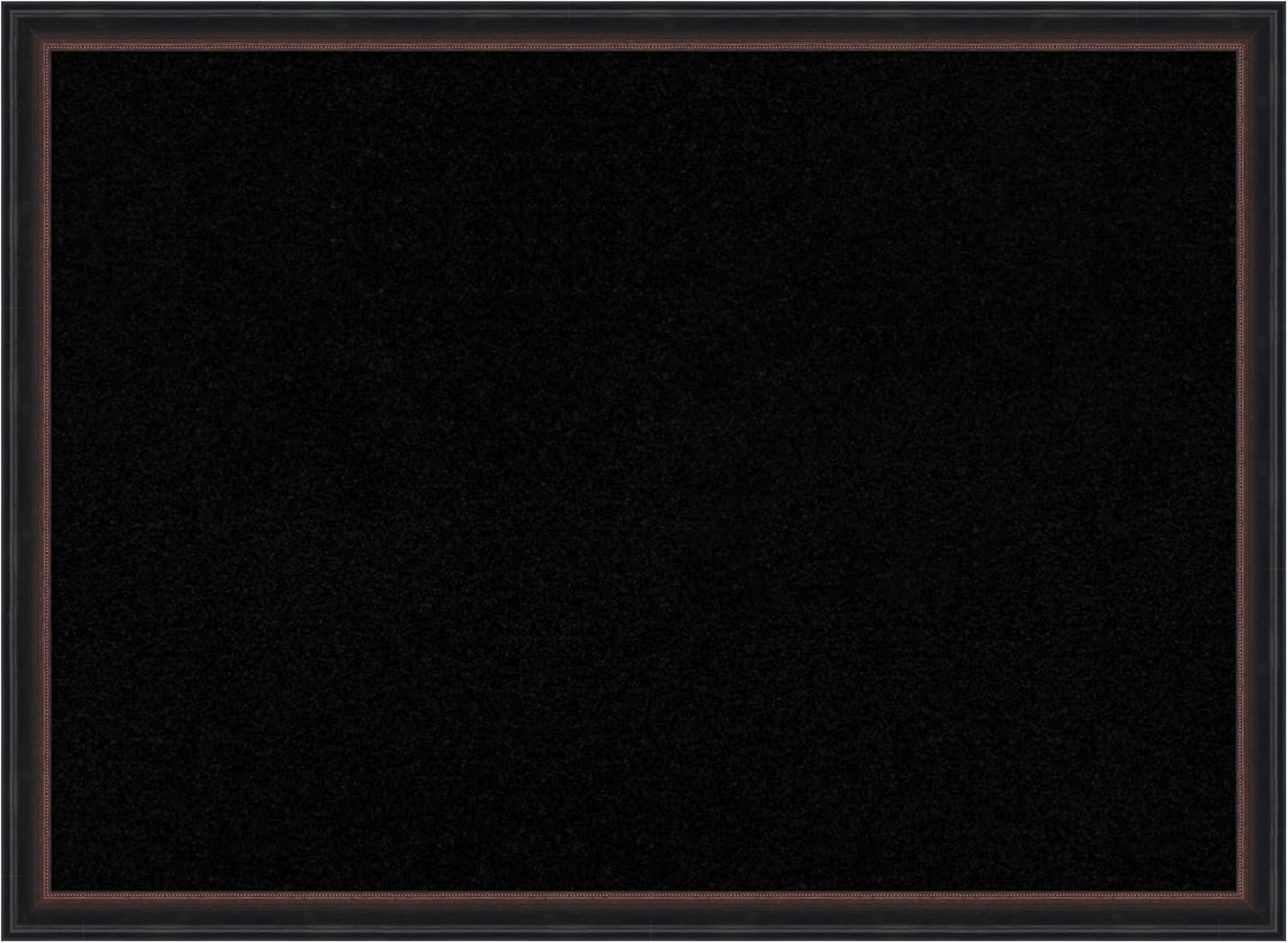 Amanti Art Black Cork Board for Wall, 22x30 Vision Board with Black Wood Frame, Medium Corkboard Office Decor for Home Organization, Casual Corkboard Pinboard to Display Items for Home Organization