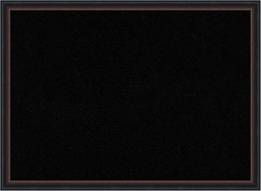 Amanti Art Black Cork Board for Wall, 22x30 Vision Board with Black Wood Frame, Medium Corkboard Office Decor for Home Organization, Casual Corkboard Pinboard to Display Items for Home Organization