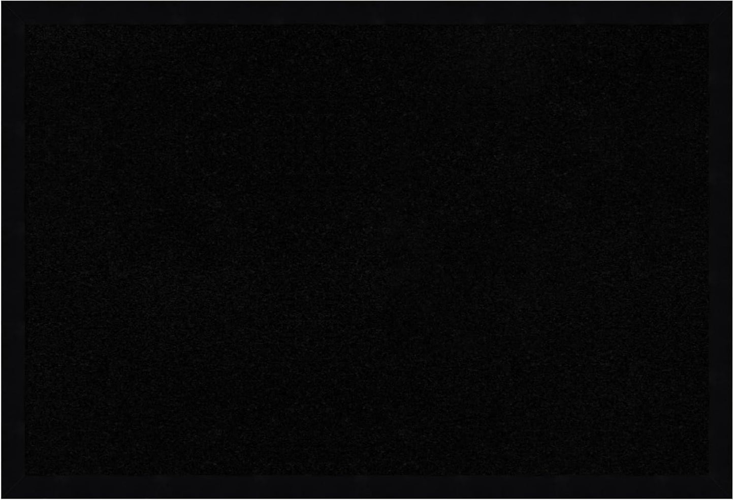 Amanti Art Black Cork Board for Wall, 17x25 Vision Board with Black Wood Frame, Medium Corkboard Office Decor for Home Organization, Modern Corkboard Pinboard to Display Items for Home Organization