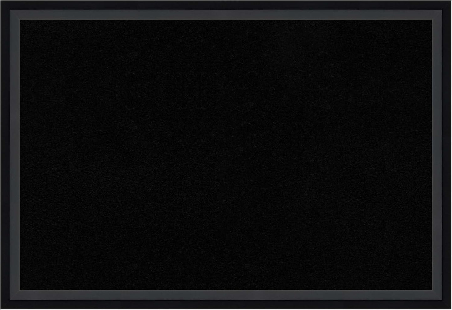 Amanti Art Black Cork Board for Wall, 13x19 Vision Board with Black Wood Frame, Small Corkboard Office Decor for Home Organization, Modern Corkboard Pinboard to Display Items for Home Organization in