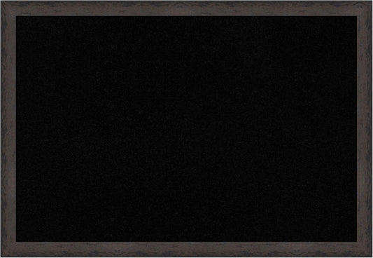 Amanti Art Black Cork Board for Wall, 27x39 Vision Board with Black Wood Frame, Large Corkboard Office Decor for Home Organization, Modern Corkboard Pinboard to Display Items for Home Organization in