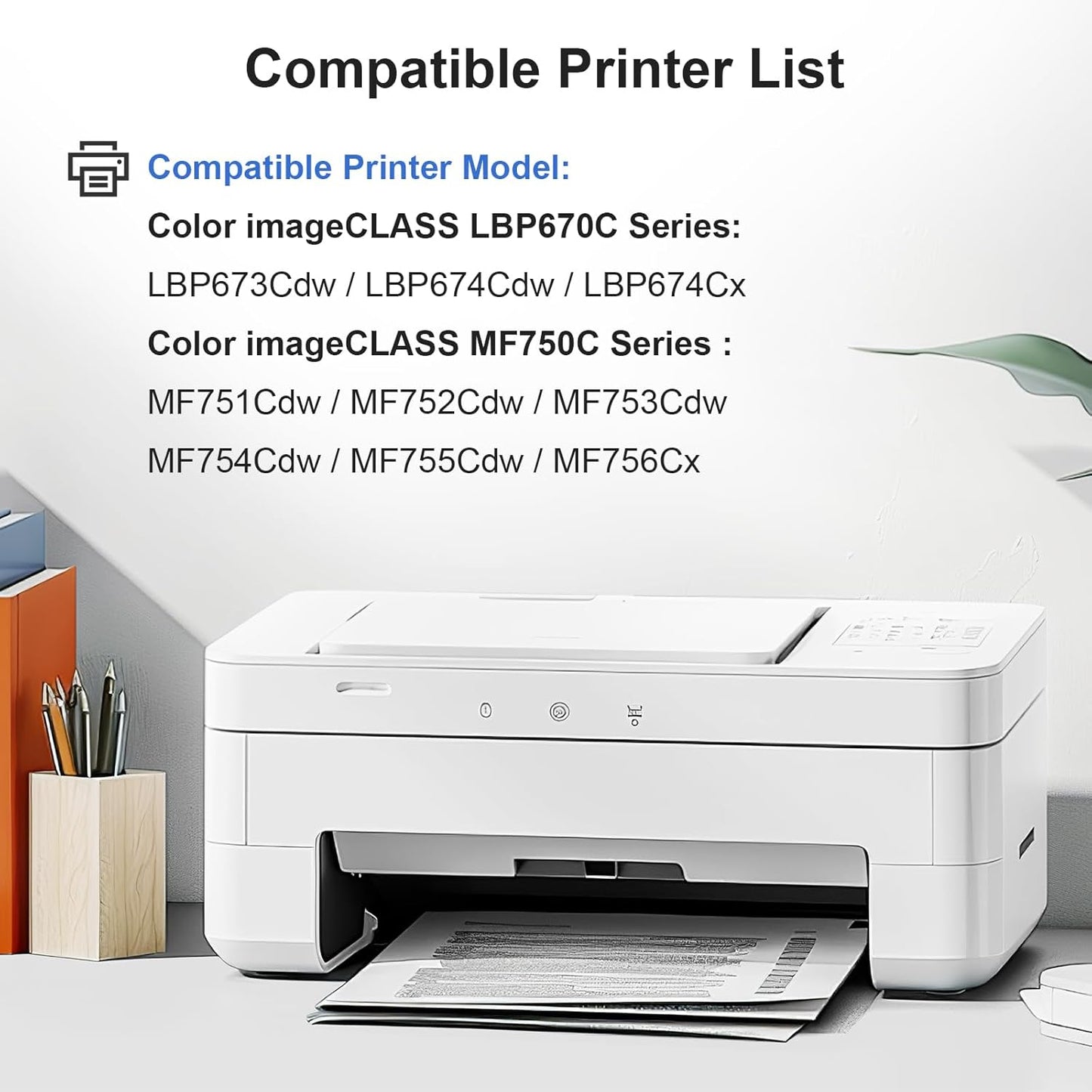 069H Black Toner Cartridge 1Pack Compatible Replacement for Canon 069 069H Work with imageCLASS MF753Cdw MF751Cdw LBP674Cdw LBP673Cdw LBP674Cx MF752Cdw MF756Cx Printer with Chip