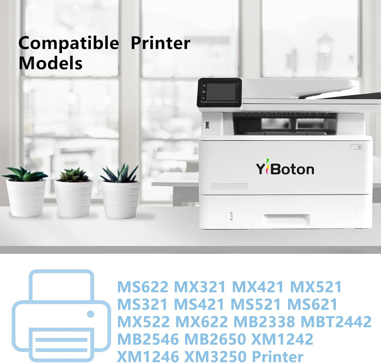 56F0Z00 Imaging Unit Compatible with Lexmark MS321 MS421 MS521 MS621 MS622 MX321 MX421 MX522 MX622 MB2328 MB2442 XM1242 XM1246 Printer