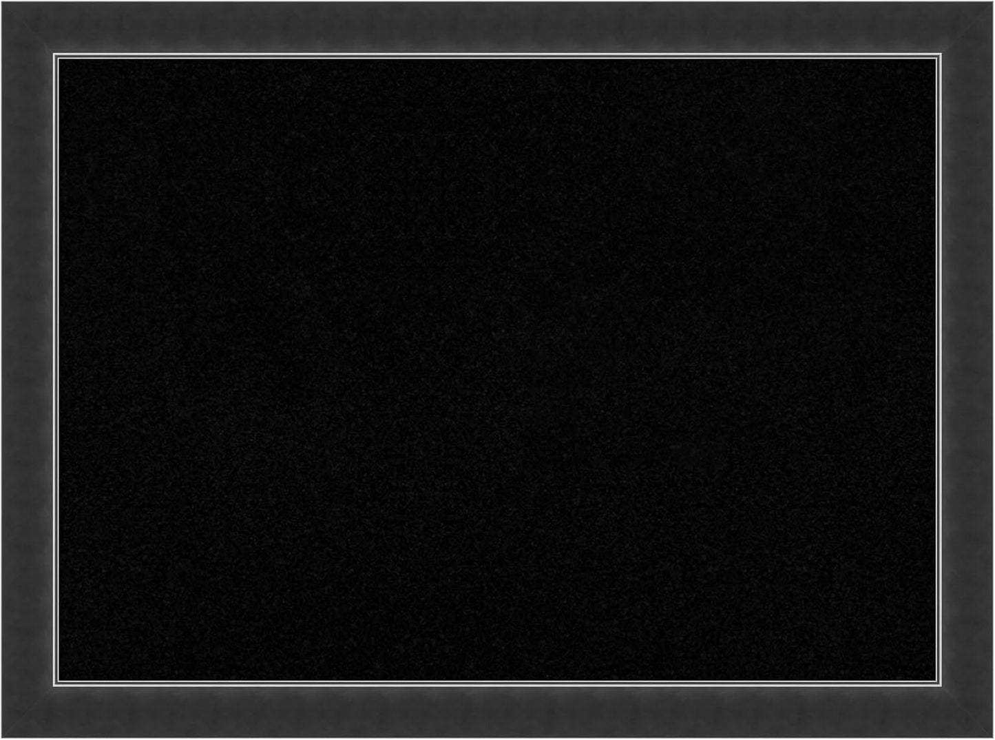 Amanti Art Black Cork Board for Wall, 23x31 Vision Board with Black Wood Frame, Medium Corkboard Office Decor for Home Organization, Modern Corkboard Pinboard to Display Items for Home Organization