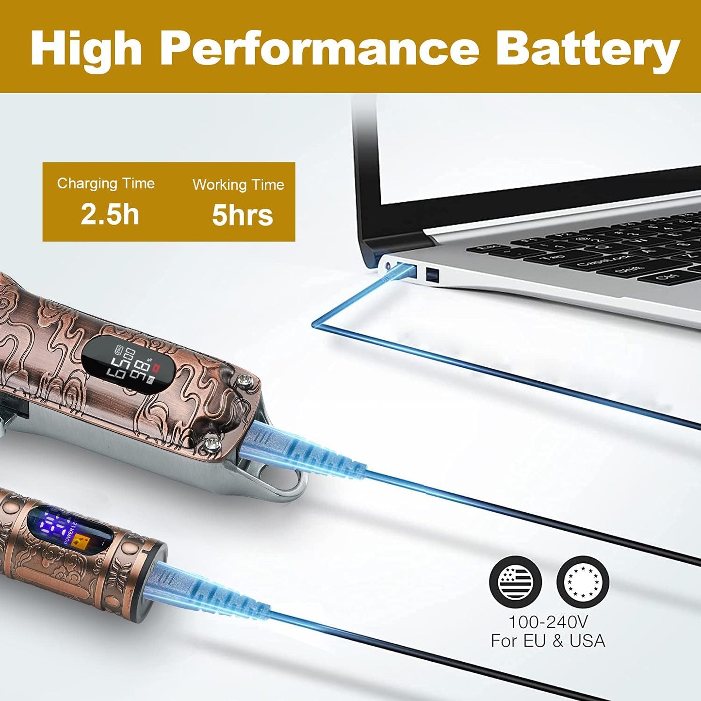 RESUXI Hair Clippers for Men with Barber Trimmer Set,Professional Haircut Clippers for Hair Cutting Grooming Kit,Cordless Beard Trimmer Hair Cutter Barber Accessories USB Rechargeable