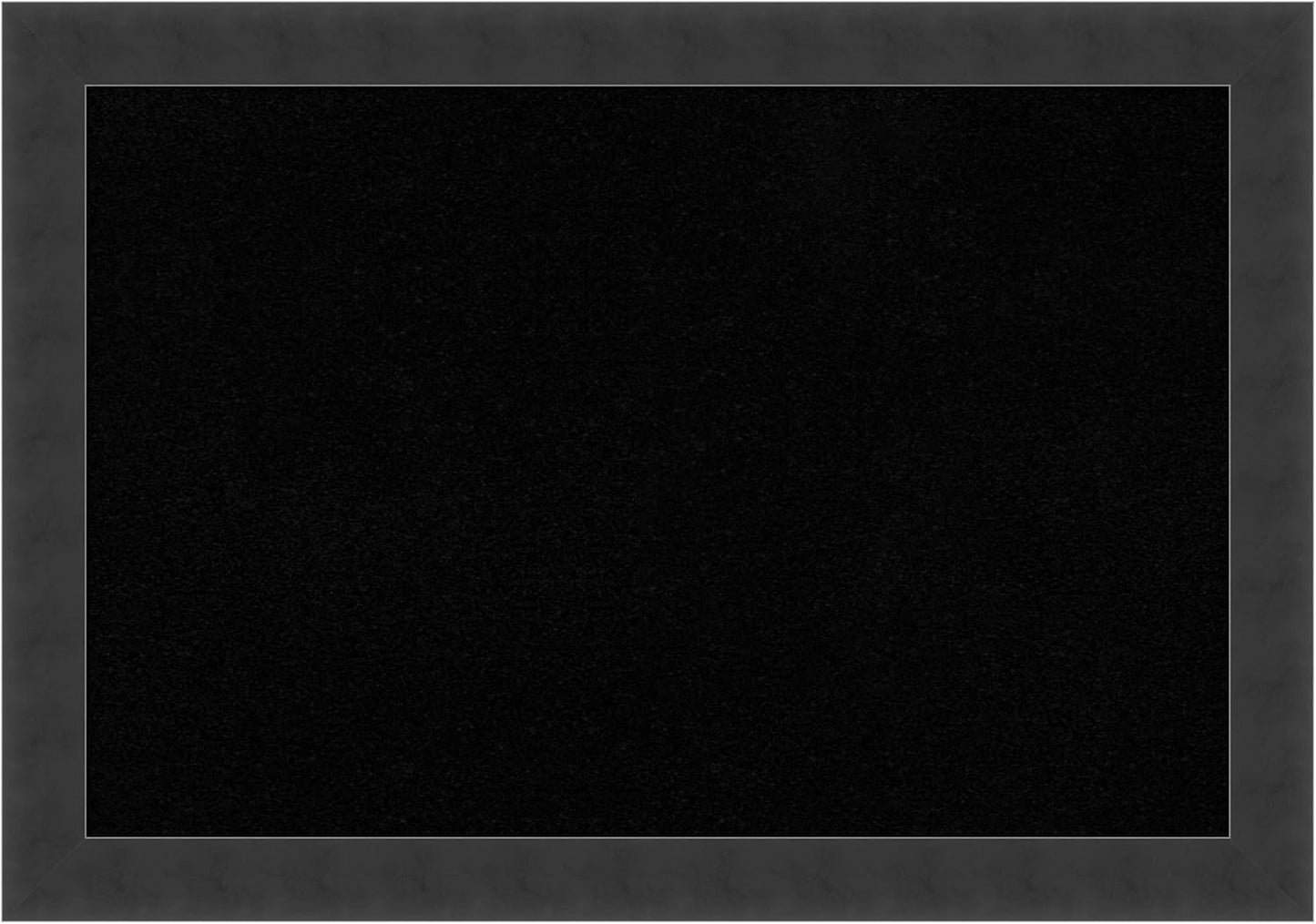 Amanti Art Black Cork Board for Wall, 14x20 Vision Board with Black Wood Frame, Small Corkboard Office Decor for Home Organization, Modern Contemporary Corkboard Pinboard to display items for home