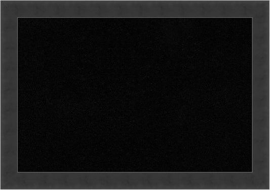 Amanti Art Black Cork Board for Wall, 14x20 Vision Board with Black Wood Frame, Small Corkboard Office Decor for Home Organization, Modern Contemporary Corkboard Pinboard to display items for home