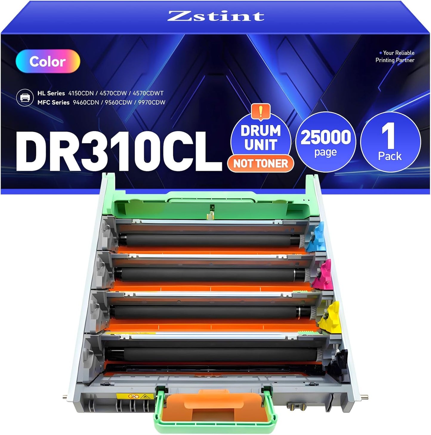 DR310CL Drum Unit(Not Toner)Replacement Compatible for Brother DR-310CL Imaging Drum Work with Brother HL-4140CW HL-4570CDW HL-4570CDWT 4150CDN MFC-9560CDW MFC-9970CDW 9460CDN Laser Printer All-in-One