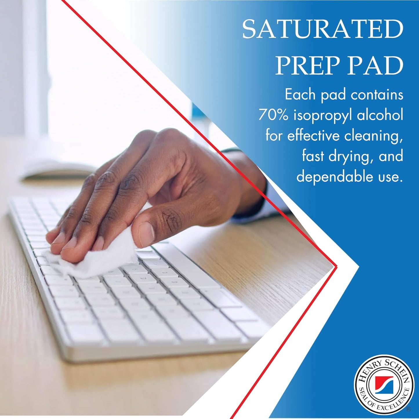 Large Alcohol Prep Pads (4 Boxes, 800 Total) – 70% Isopropyl Alcohol Wipes, Individually Wrapped – 2-Ply, Textured – Skin Prep Alcohol Swabs – Sterile Pads