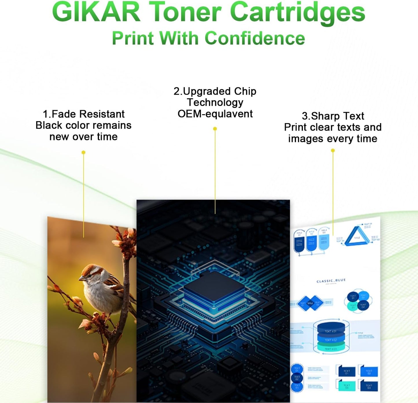 CS317 Toner Cartridge Replacement for lexmark CX417de Toner for Lexmark CS317dn CS317 CS417 CX317dn CS417dn CX417de CX317 CS517de CX517de Printer ,KCMY,3000 Pages