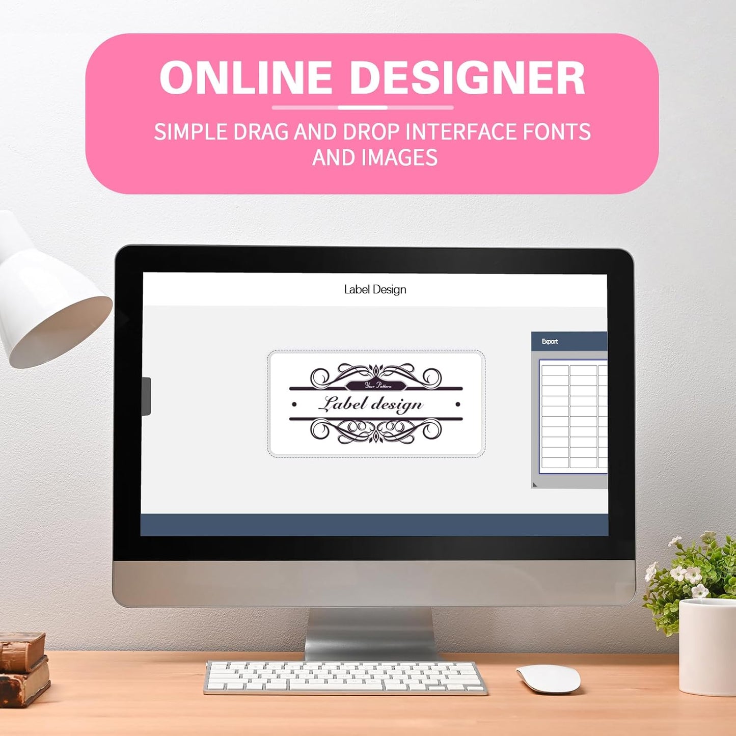 8-1/2 x 11 Neon Color High Light Labels for Laser & Inkjet Printer, Strong Adhesive (Red, 1" x 2-5/8" - 30 Per Page | 600 Labels)