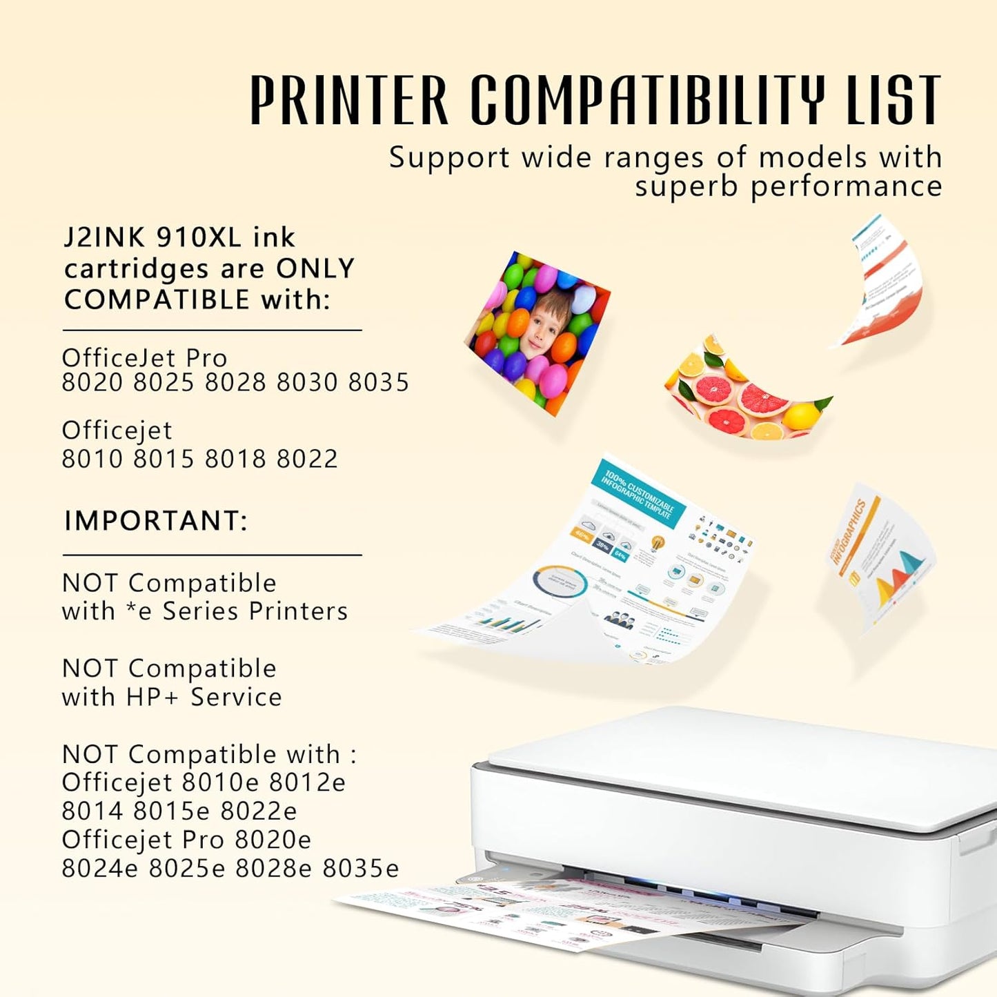 910 XL 910XL Black Ink Cartridges for HP Printers Replacement for HP 910 910XL HP910XL Ink Cartridge Combo Pack for HP 910 Ink for OfficeJet Pro 8020 8025 8028 8035 8030 OfficeJet 8010 8022 8015 8018