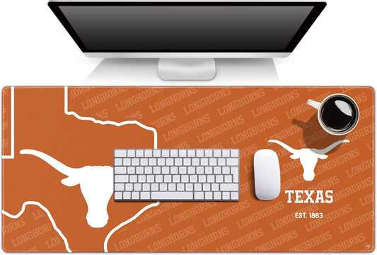 YouTheFan NCAA Texas Longhorns Logo Series Desk Pad