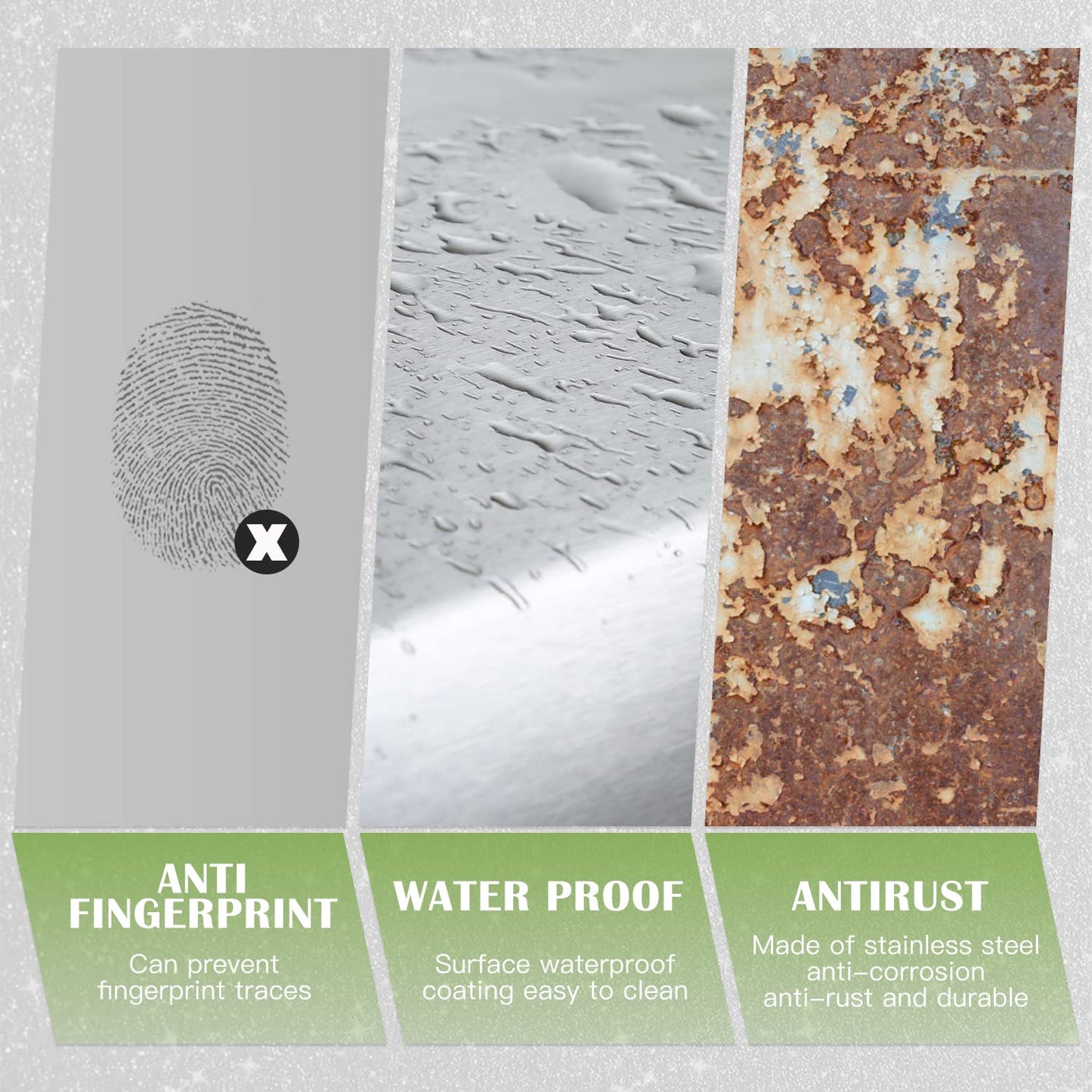 60 Liter Trash Can Soft-Close, Smude Resistant Trash Can with Foot Pedal-Brushed Stainless Steel and Two Independent Drums Waste Bin for Home, Kitchen, Office, Bathroom