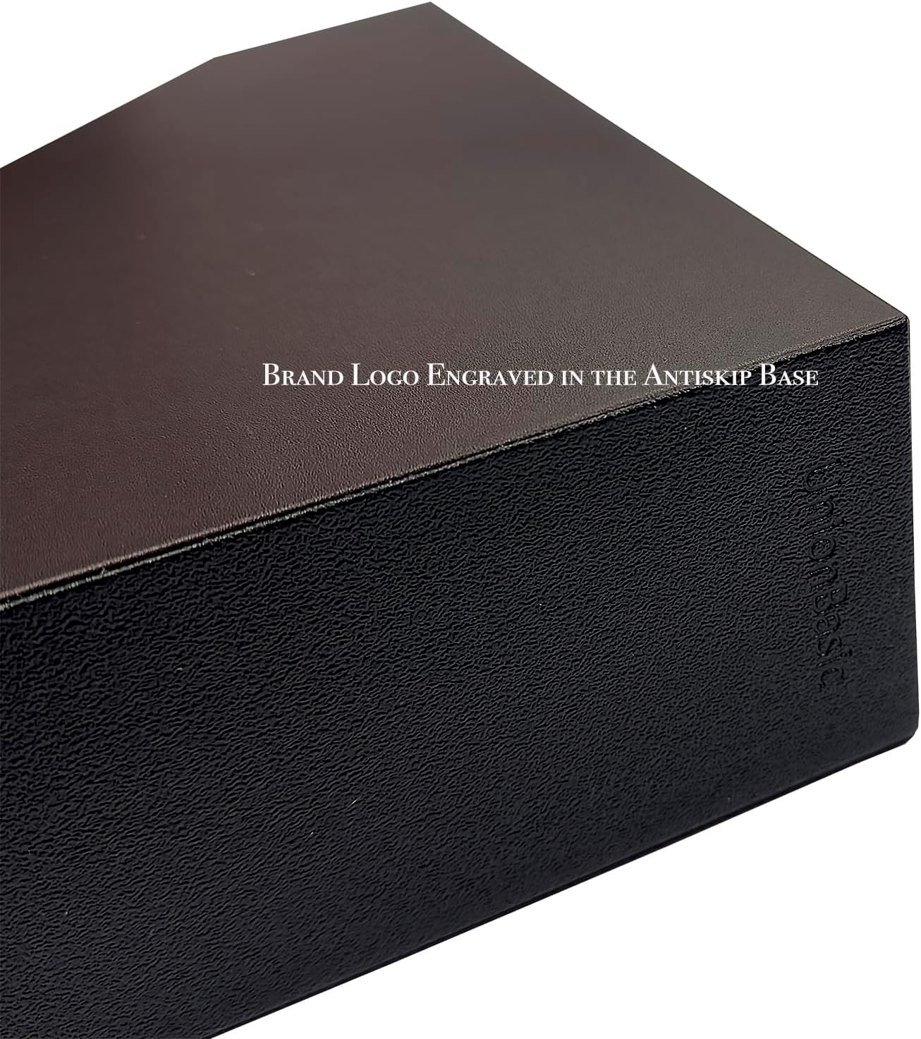 UnionBasic Magazine File Holder - Office Leatherette Desktop Document File Folder Journals Organizer Racks, Coffee