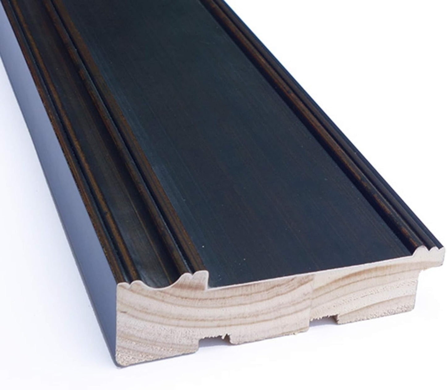 Amanti Art Natural Cork Board for Wall, 20x38 Vision Board with Brown Wood Frame, Medium Corkboard Office Decor for Home Organization, Casual Corkboard Pinboard to Display Items for Home Organization