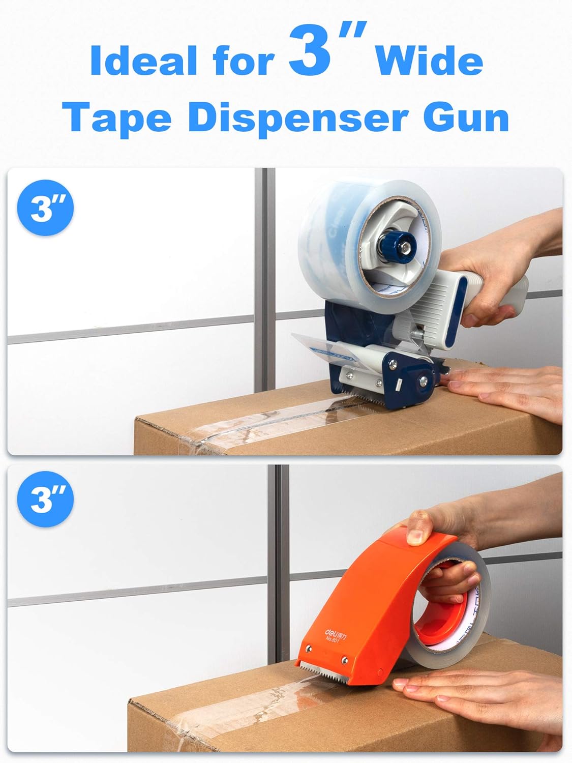 JARLINK Clearer Packing Tape 12 Rolls, Heavy Duty Packaging Tape for Shipping Packaging Moving Sealing, 2.8mil Thicker, 1.88 inches Wide, 60 Yards Per Roll, 720 Total Yards