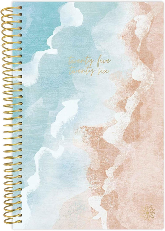 bloom daily planners 2025-2026 Academic Year Pocket Planner (July 2025 - July 2026) - 4” x 6” MINI Weekly Monthly Agenda Organizer & Calendar Book - Ocean Oasis