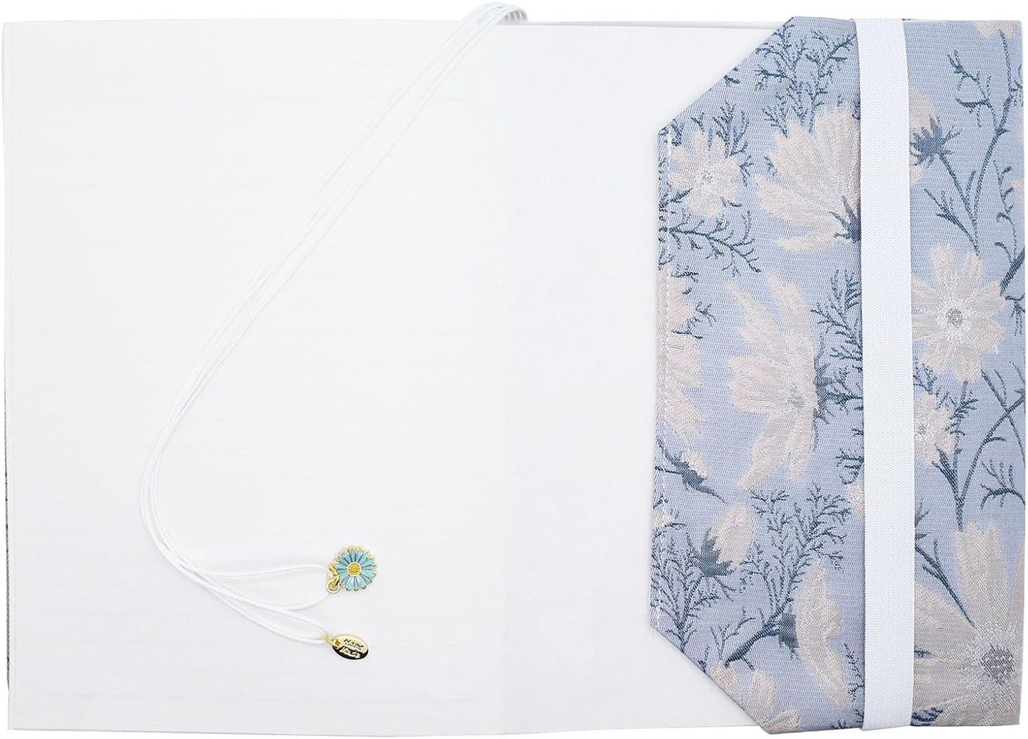 BLBMH A5 Book Covers for Paperbacks Book Cover Fit for 5.5x8.3 inch Adjustable Book Sleeve Cover for A5 Diary Books Fabric Softcover Protector for Notebook - Daisy