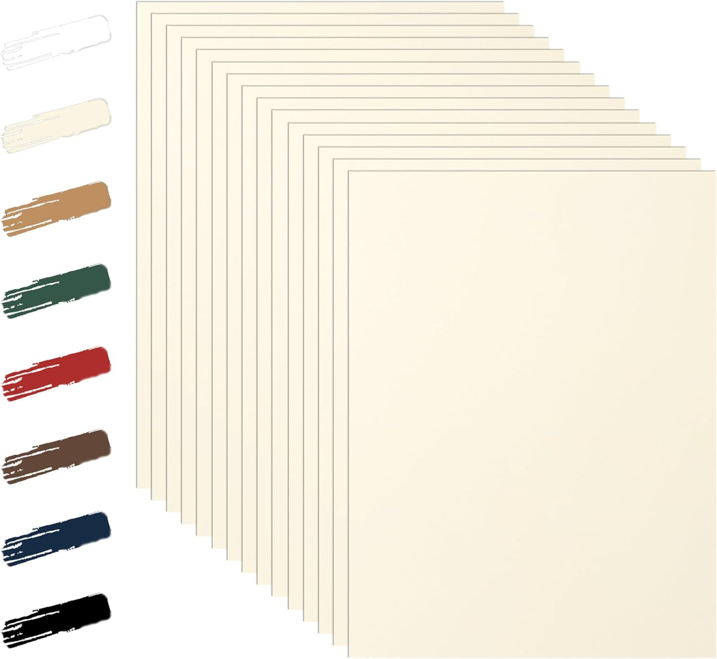 28 Sheets Cream Cardstock 8.5 x 11 Ivory Paper, 250gsm/92lb Premium Off White Paper Card Stock for Wedding Invitations, School Crafting, Memus, DIY Card Making, Graduations, Business Cards