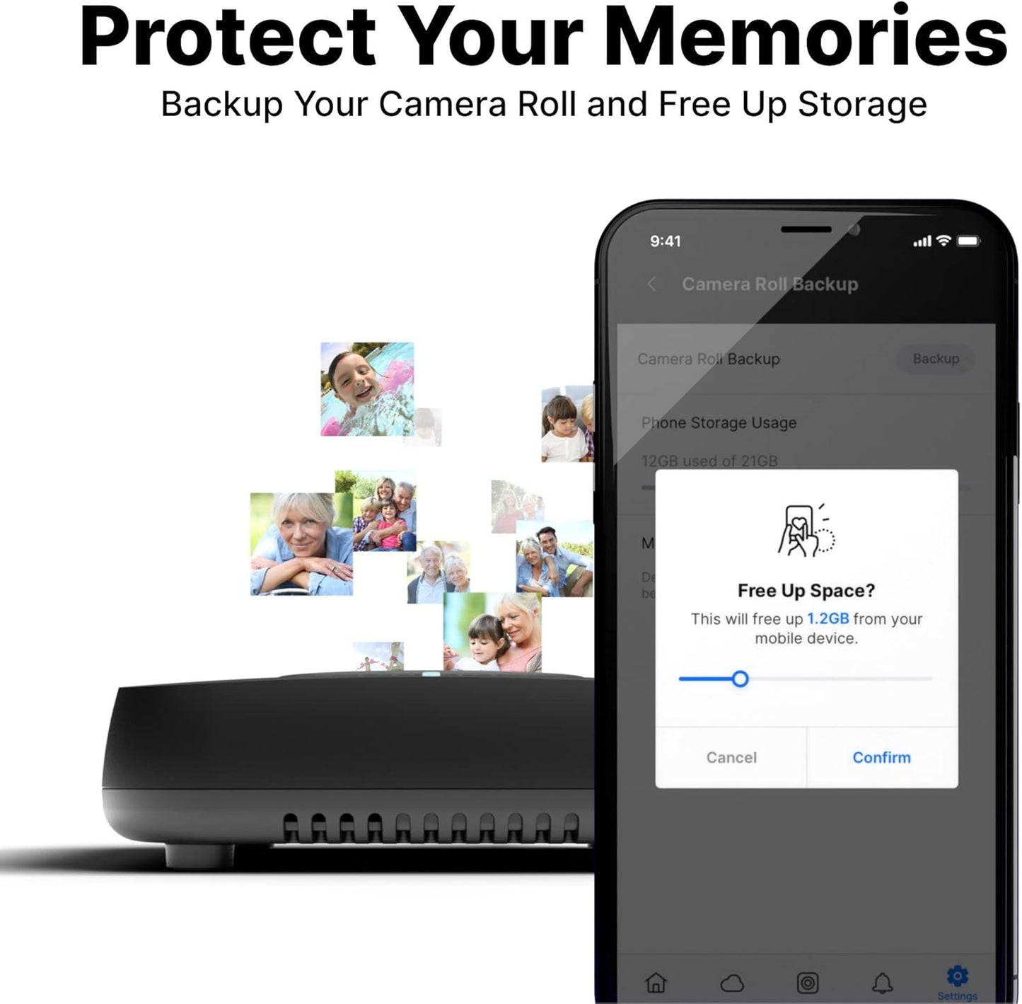 Smart Personal Cloud Storage Device Data and Media Files, Built-in 512GB High-Speed SSD with USB Storage, Plex and Home Assistant/iOS/Android/Windows/Mac Compatible