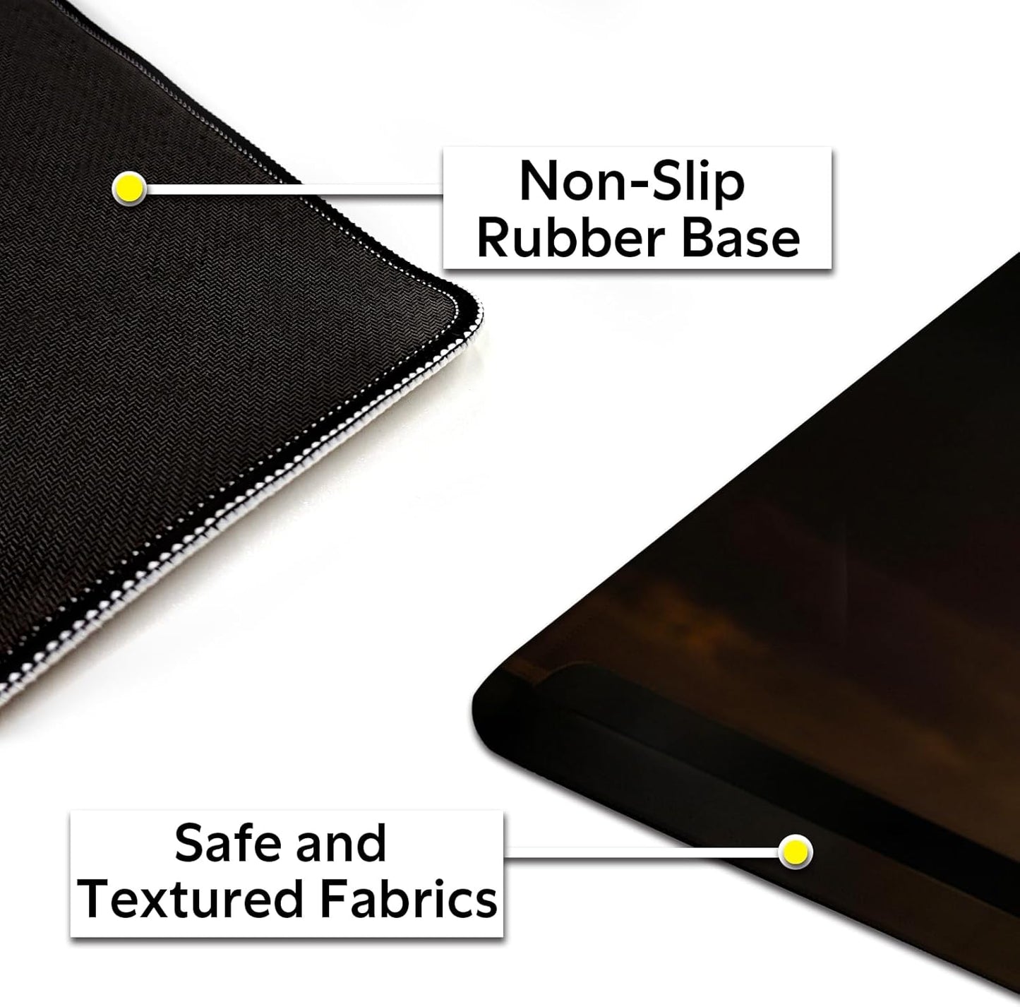 Titanic Funny Cat Mouse Pad with Sunset Scene - Large Non-Slip Desk Mat for Office, PC & Laptop - 35.5"x15.7" x 3mm