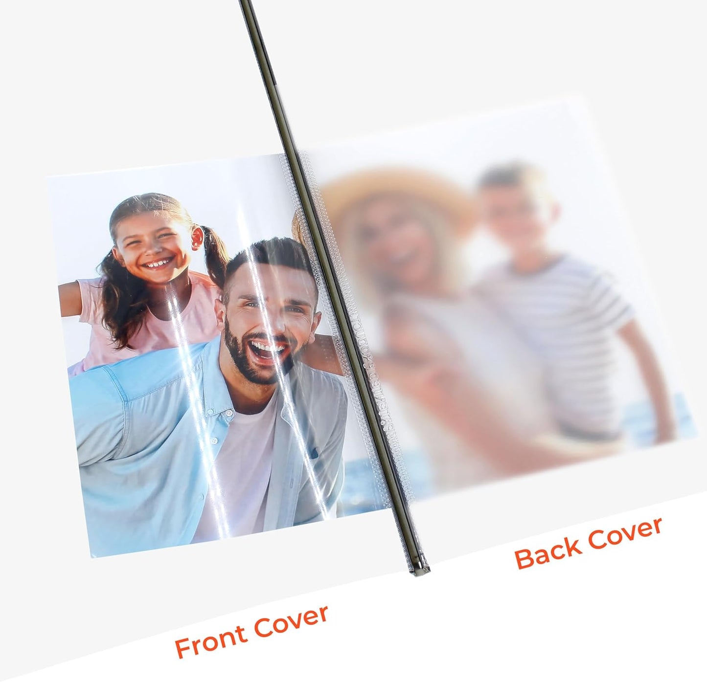 Thermal Binding Clear Covers with Steel Spine –for Thermal Binding Machines – Formerly Unibind – Used in Real Estate, Education and Various Businesses (White, 120 Sheets Max - 60/Box)