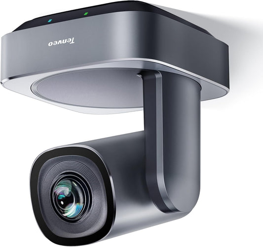 Tenveo VLoop PTZ Camera with 20X Optical Zoom Wide View Angle USB3.0/HDMI Works with Zoom Skype Teams FHD 1080P for Video Conference Red Dot Design Winner (VL20H)