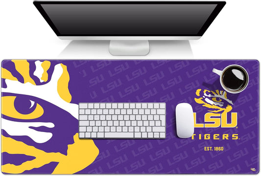 YouTheFan NCAA LSU Tigers Logo Series Desk Pad
