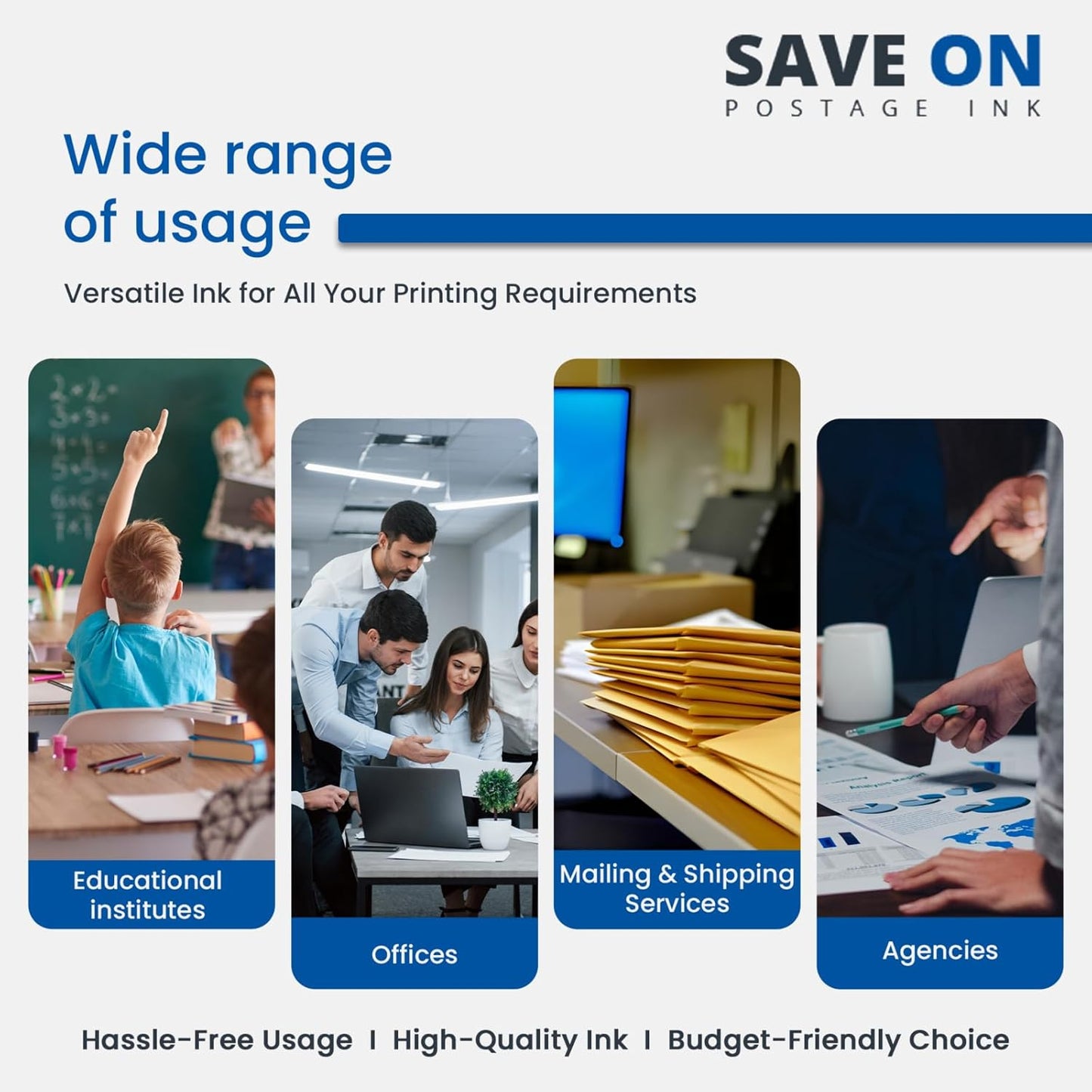 Quadient Memjet M5K250-N Compatible High Capacity Black Printer Ink Tank (250ml) - Printer Ink Cartridge for Mach Series Quadient & Hasler Printers - Fade-Resistant Replacement Inkjet Printer Ink