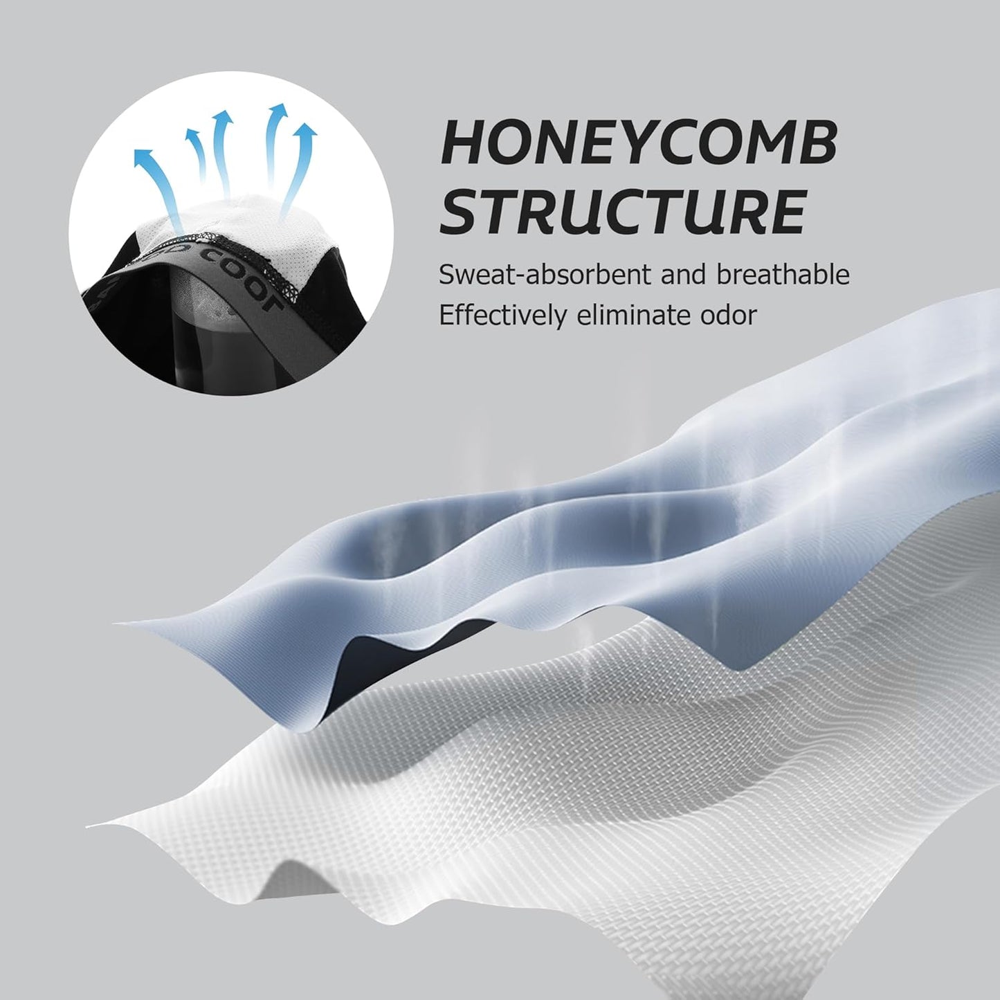 BAMBOO COOL Men's Ultra Breathable Underwear,No Riding Up Boxer Briefs with ComfortFlexible Waistband,Multipack