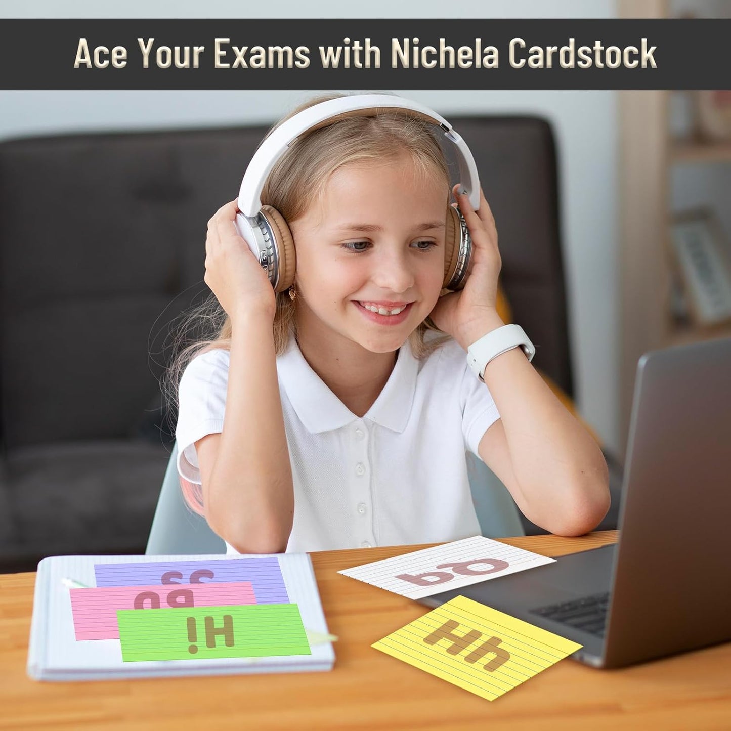 600 Count Colored Index Cards 3 x 5 Inch Ruled Index Cards, Flash Cards College Ruled for School, College, Office and Home Organization, Durable Study To Do List Note Cards with Ruled Lines