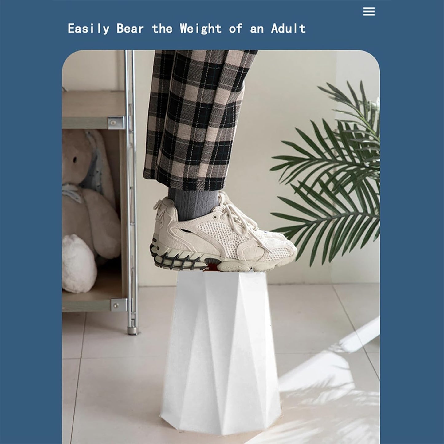 Trash Can Plastic Waste Basket 2.6 Gallon Garbage Can for Bathroom Office Bedroom Kitchen, 2 Pack White