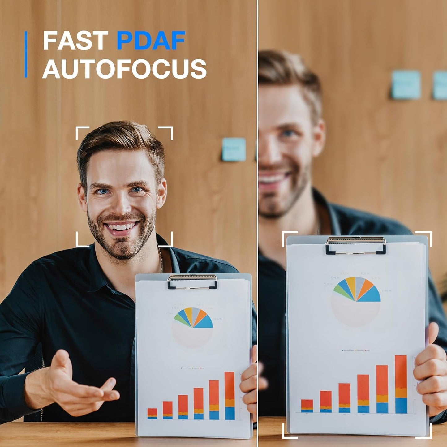 EMEET C960 2K Webcam with Microphone, 2K QHD, 2 Noise-Reduction Mics, TOF Autofocus Streaming Webcam with Privacy Cover, Plug&Play USB Webcam for Calls/Conference, Zoom/Skype/YouTube, Laptop/Desktop