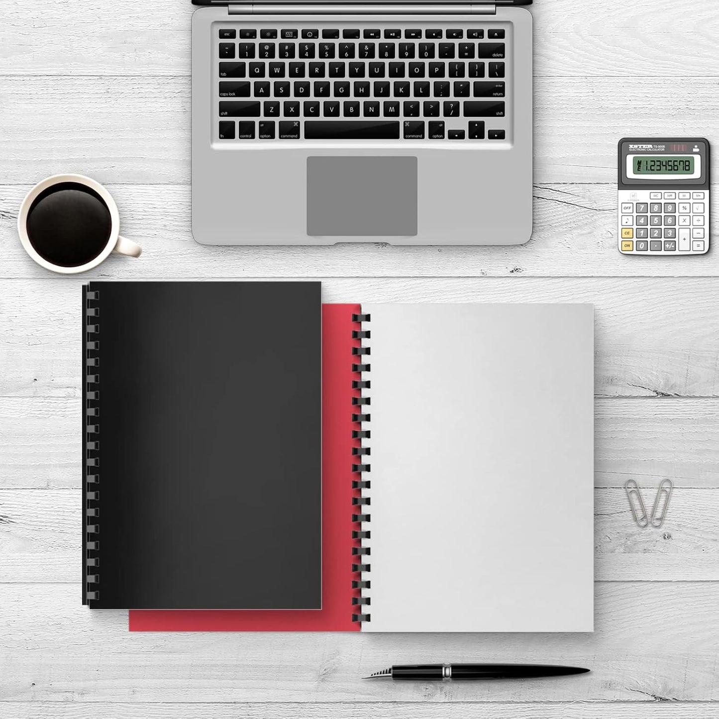 Binditek 10 Pack 13 Mil Glossy Paper Binding Presentation Covers, 250GSM, 90lb, for Business Documents, School Projects, 8-1/2 x 11", Un-Punched, Black, Office Supplies