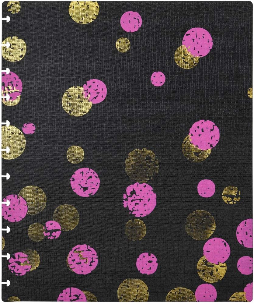 Talia Discbound Notebooks, Planner, Customizable, (xBounce Maroon, Letter (8.5in x 11in))