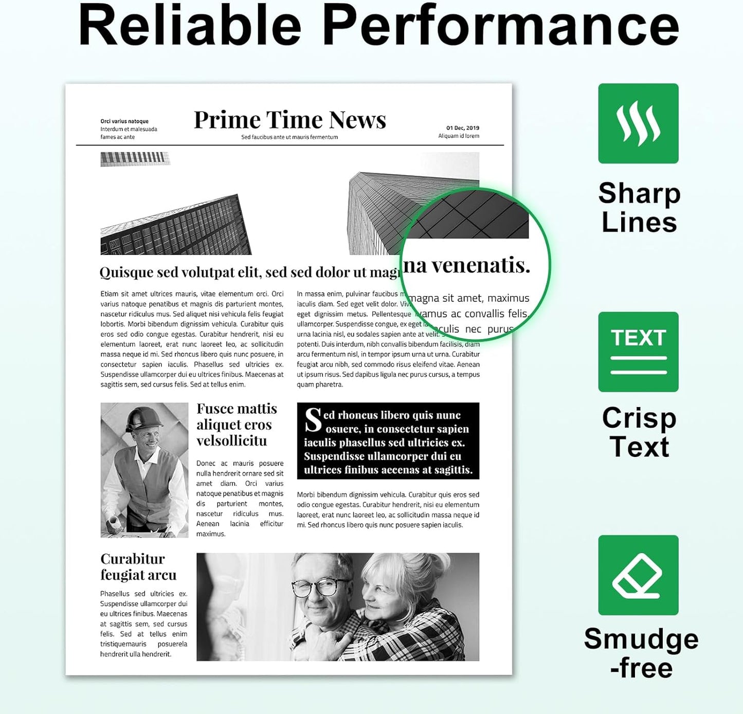 SAILNER TN830XL Toner Cartridge Replacement for Brother TN830 XL/V/R TN830 TN830XL Black Toner Compatible with DCP-L2640DW HL-L2460DW MFC-L2820DW HL-L2405W Printer (2 Pack)